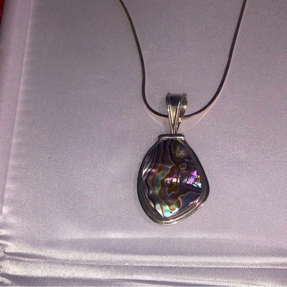 Necklace, sterling silver.  Two different sides - Picture 9 of 11